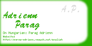 adrienn parag business card